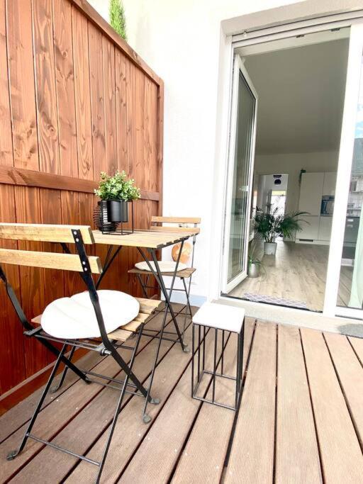 Modernes Trierer Cityloft Mit Grossem Balkon Dış mekan fotoğraf