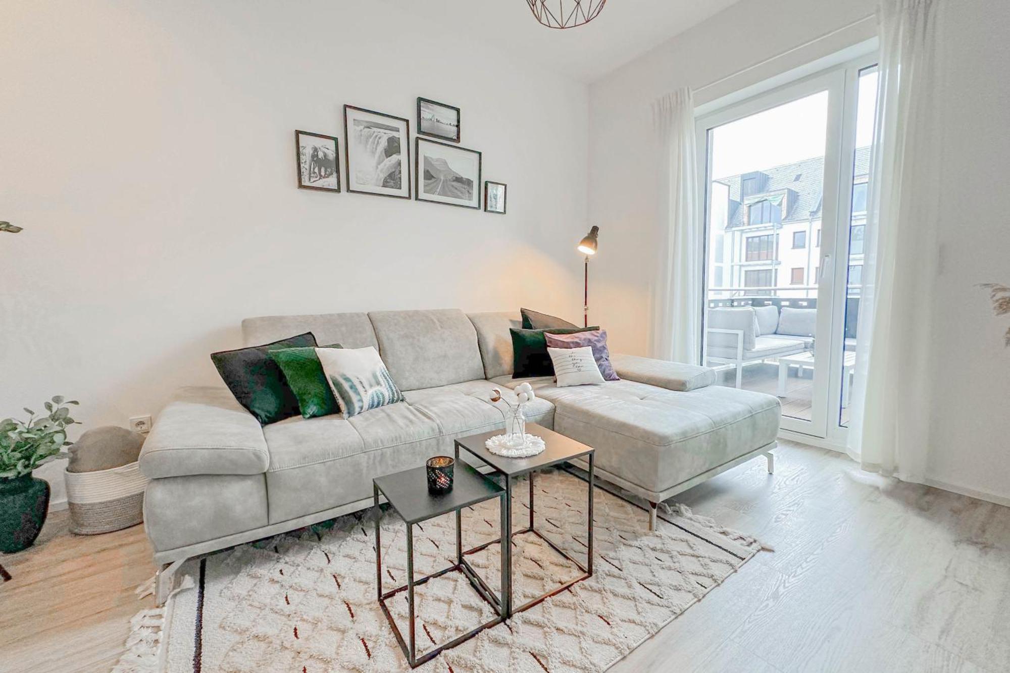Modernes Trierer Cityloft Mit Grossem Balkon Dış mekan fotoğraf