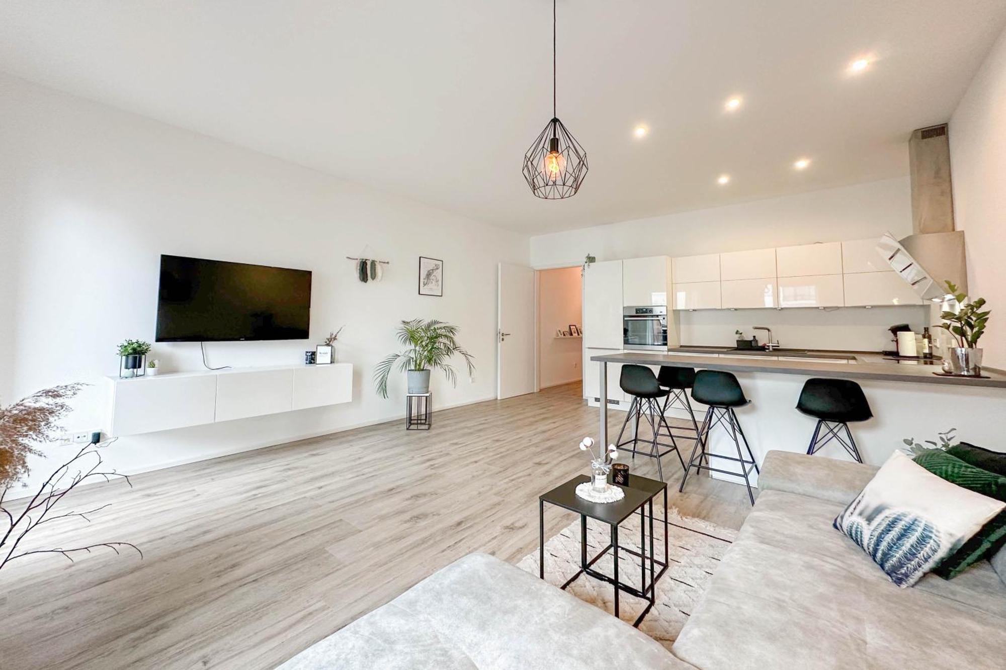 Modernes Trierer Cityloft Mit Grossem Balkon Dış mekan fotoğraf