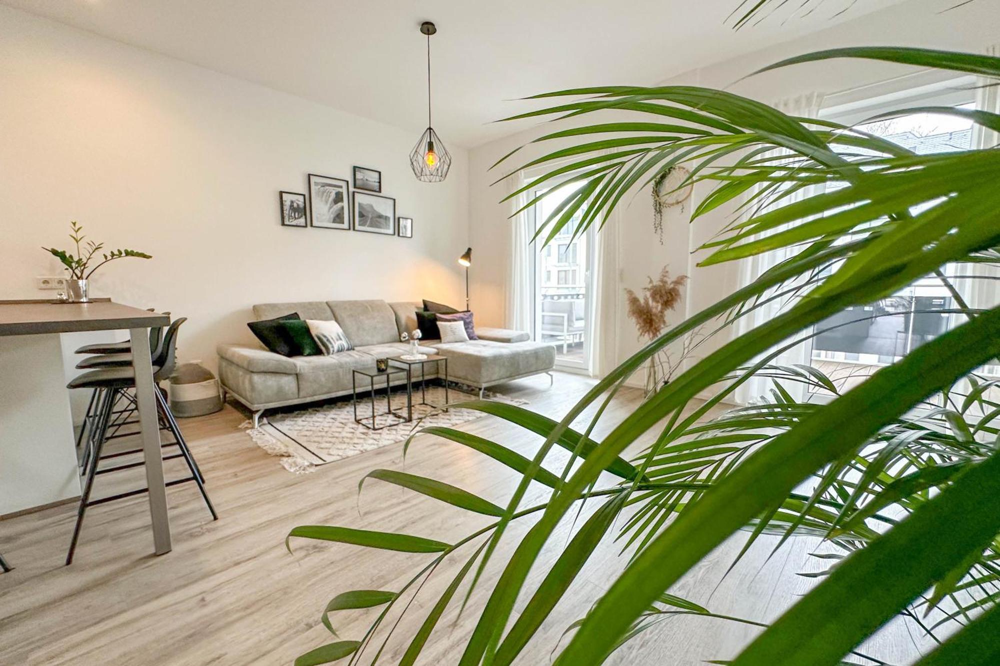 Modernes Trierer Cityloft Mit Grossem Balkon Dış mekan fotoğraf